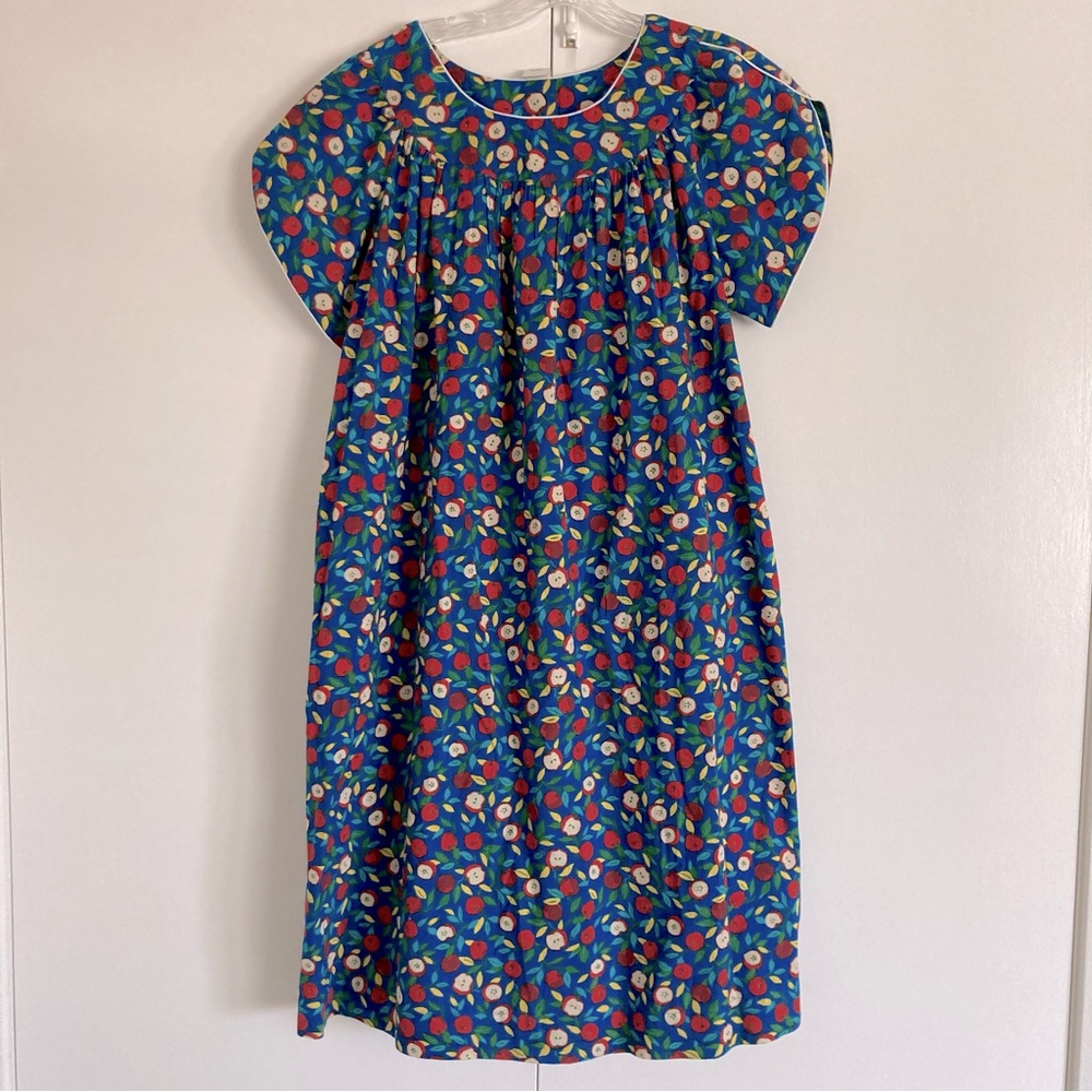 PrintFresh Retro Dreams House Dress Sleep Nightgown Apples Apple Print Sz M